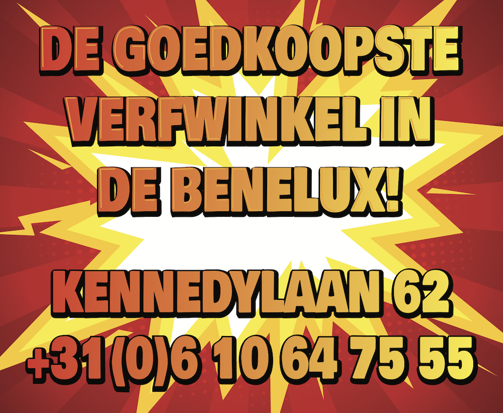 Goedkoopste verfwinkel